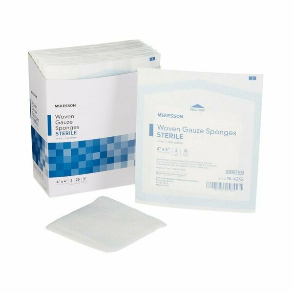 Mckesson Sterile Gauze Sponge, 4 x 4 Inch, 50PK 16-4242